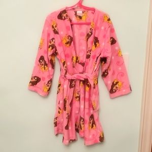 Disney Belle girl's robe size 6